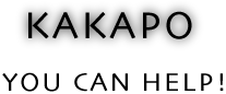 Kakapo - You Can Help!