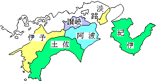 イメージマップ南海道地図