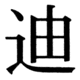 JIS83の77-76の字形