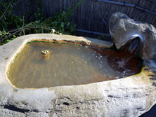 ゴジラの手湯