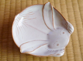 うさぎの銘々皿