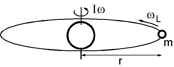 地球-月系における角運動量の保存