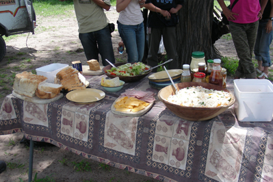Camp in CKGR