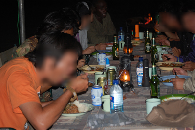 Camp in CKGR