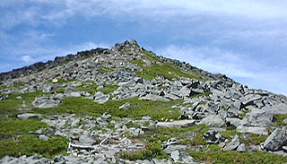 継子岳南東約2830mピーク