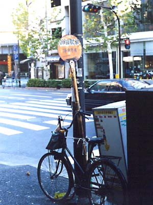 年老いたバス停