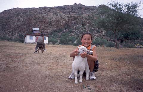 Girl And Goat at Hyogunn-Haan