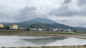 春の筑波山