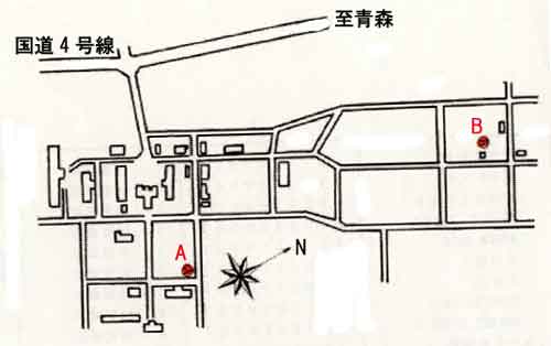 厨川露場位置図