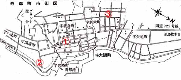 寿都測候所移転図