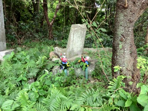 恵比須浦の鯨供養塔 横