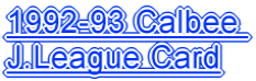 1992-93 Calbee  J.League Card