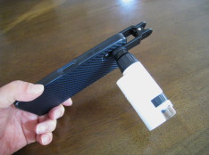 スマフォに装着した様子