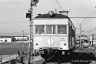 上泉駅にて（1981.3.18頃）