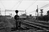 三俣駅にて（1979.9頃）