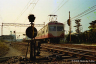 三俣駅にて（1979.11頃）