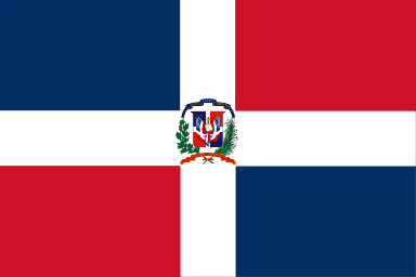 ドミニカ共和国の国旗 - 世界の国旗