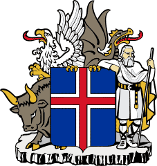 アイスランドの国旗 世界の国旗