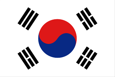 韓国の国旗 世界の国旗