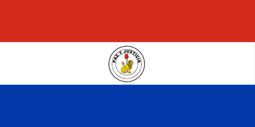 パラグアイの国旗（裏)